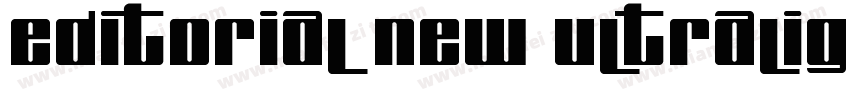 Editorial New Ultralight字体转换